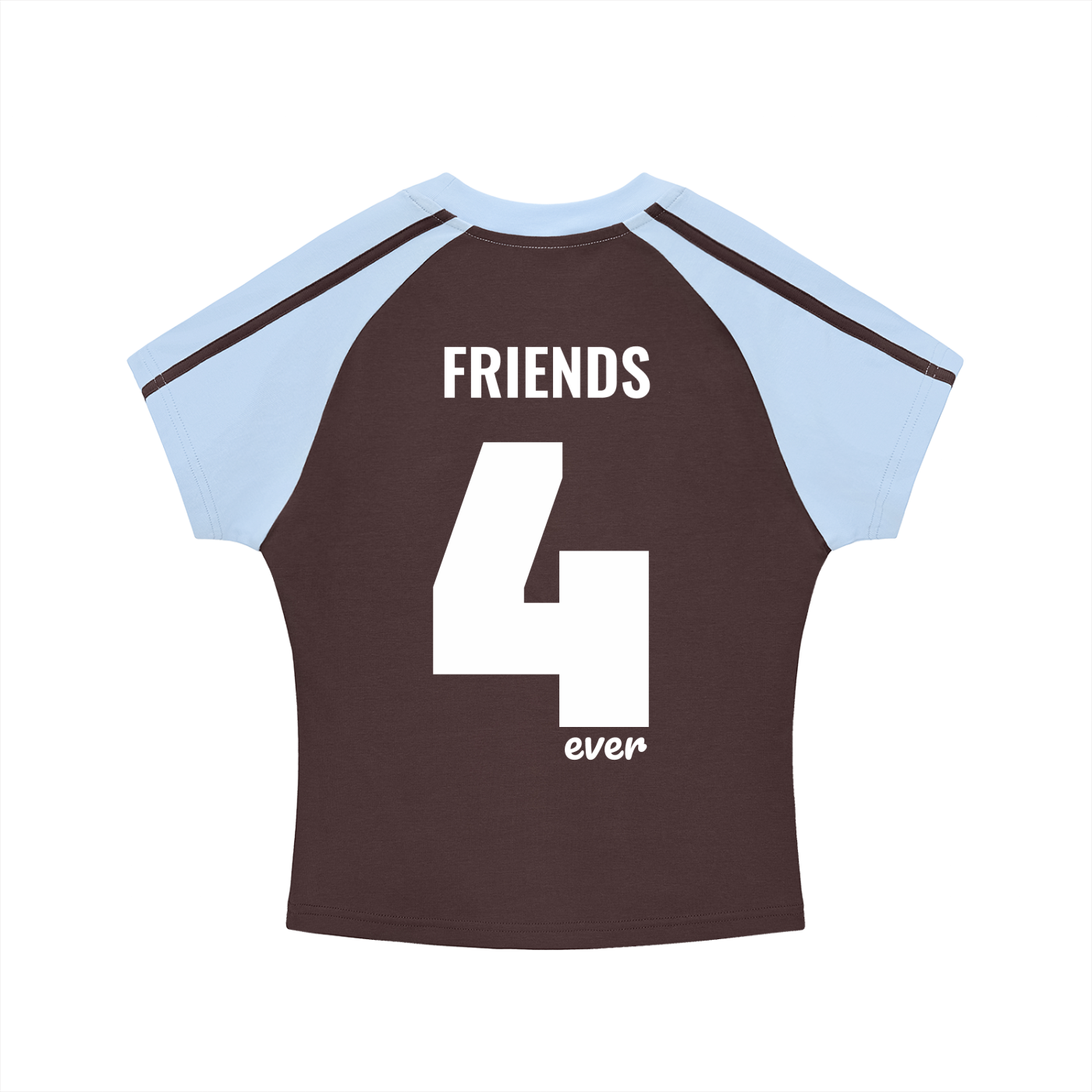 Contrast Stripes Bodycon Raglan  Sleeve T-Shirt